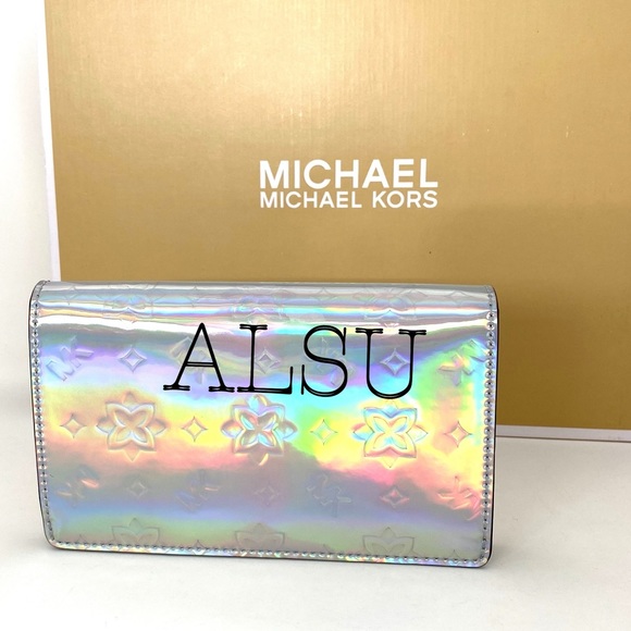 Michael Kors Medium Flat Slim Bifolder Metallic - Picture 4 of 5